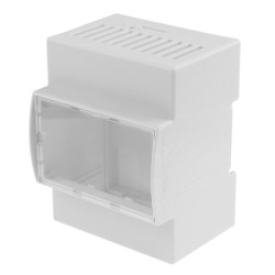 Obudowa ABS PI5-CASE-DIN-RAIL-B na szynę DIN do Raspberry Pi 5 - Waveshare 26682