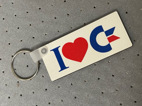 Keychain I love C64 / I adore my 64