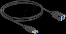 80485 USB 5 Gbps Cable USB Type-A male to USB Type-B female for instal