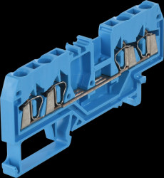 280-834 4-conductor feed-through terminal, blue