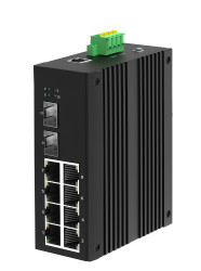 Nie Ethernet Switch 8-portowy , RS PRO Zarządzalny