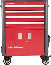 Gedore RED 3301688 Wózek warsztatowy tworzywo ABS, blacha stalowa Kolor producenta: czerwony