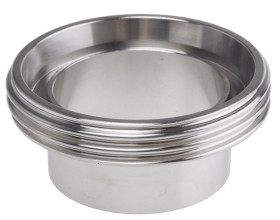 Złączka rurowa ze stali nierdzewnej gwint 1 50mm RS PRO Okrągłe Proste Złączka Lut