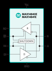 40Mbps, +3.3V, RS-485 Half-Duplex Transceivers