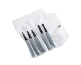 Pęseta dł. całkowita 165 mm ideal-tek ESD PVDF