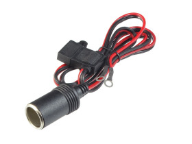 Gniazdo zapalniczki samochodowej z przewodem 1.5m i bezpiecznikiem