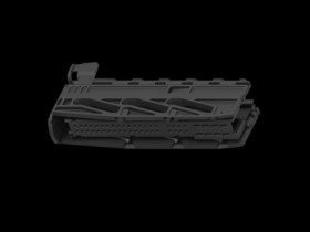 Cover kit, 48 positions, for Micro Quadlok series, 7-967313-3