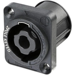 2 pole chassis connector, male