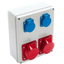 VIPLAST Rozdzielnica Gniazdo 2x16/5 +2x250V