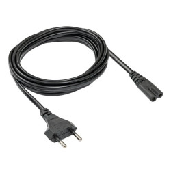 Kabel zasilający Akyga AK-RD-01A ósemka CCA CEE 7/16 / IEC C7 1.5 m