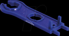60029 Tool for DL4 cables and connectors, hexagon, blue 2 pieces