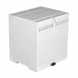 Zestaw obudowy szyny DIN, 90 x 106.2 x 114mm, materiał: Poliwęglan, kolor: Jasnoszary, RS PRO