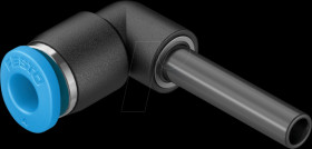 153347 Connector, L-shaped, diameter 4 mm &lt;&gt; diameter 4 mm