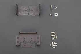 Pan and Tilt Kit (Black Anodized) (no servos)