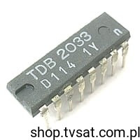 TDB2033 Amplifier to Rmote Control DIP16 MULLARD