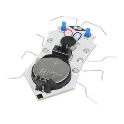 Biały robaczek DIY do nauki lutowania AVT EDU659