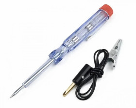 Próbnik detektor napięcia 6/12/24V igła neonówka samochodowa ABS