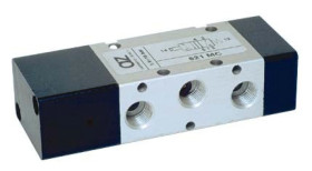 Zawór rozdzielający pneumatyczny 5/2 G 1/8 monostabilny, AZ Pneumatica