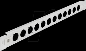 66902 19" D-Type Patchpanel 12 Port tool free grey