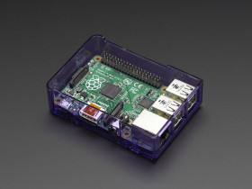 Adafruit Pi Model B+ / Pi 2 / Pi 3 Case Base - Purple
