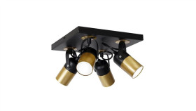 Lampa Sufitowa Wilson Black 4Xgu10 Mlp4853 Milagro