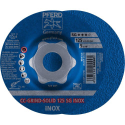 PFERD 64186125 CC-Grind-Solid Grinding Disc 125mm 10pcs Ergonomic