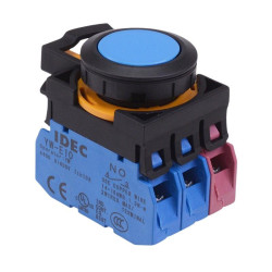 CW1B-A1E21S Blue Maintained Push Button Switch 2NO-1NC IP65 IDEC