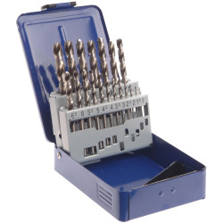 Faithfull FAIMSET19PRO HSS Drill Bit Set of 19 M2 1 - 10mm &amp; Case