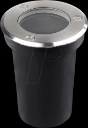 10374 Recessed ground spotlights, GU10 socket, black, round, IP67