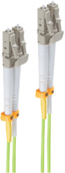 FO duplex patch cable, LC to LC, 1 m, OM5, multimode 50/125 µm, BS07-500215