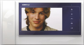 Monitor wideodomofonowy kolorowy LCD 7 cali Blue Crystal niebieski interkom czytnik kart micro SD CDV-70KM blue