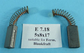 E7.18 SZCZOTKA 5,0x8,0x17,0 KPL=2szt