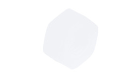 Nakrętka sześciokątna M6 Nylon, Zwykłe