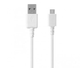 KABEL USB/MICRO 30CM BIALY BULK