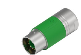 Złącze wielostykowe przemysłowe 12-pinowe M15 Montaż na kablu Wtyczka TE Connectivity