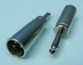 PRZEJ.WT.MIKR.XLR-&gt;WT.6,3 MN JACK