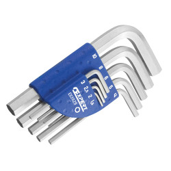 Expert E113929 Hexagon Key Short Arm Set of 9 Metric (1.5 - 10mm)