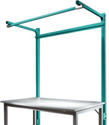 Manuflex ZB3843.5021 Portal o budowie z wysięgnikiem DLA UNIVERSAL + PROFI specjalna podstawa, wysokość użytkowa 1500 mm