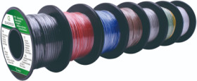 PVC-stranded wires kit, 0.5 mm², black/white/red/blue/brown/gray/green-yellow, outer Ø 2 mm, 19011CA087
