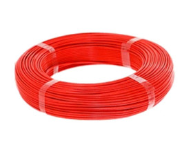 Przewód silikonowy AWG22 0.3mm² czerwony