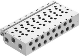 Pasek rozdzielacza 7-drogowa 1/4 in, 1/8 in, M5 G, metryczny Festo