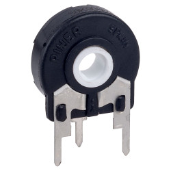 Piher PT15NH05503A3030 50K &#xB1;30% 0.25W 15mm Carbon Potentiometer Vertical Mount