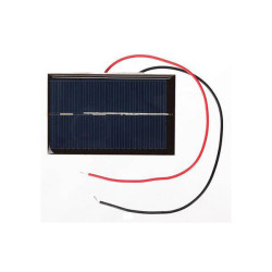 Velleman SOL4N Solar Panel: 2V Polycrystalline Open Cable 1piece