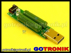Obiążenie portu USB 1A/2A
