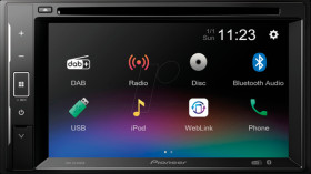 AVH-A240DAB Vehicle moniceiver, 6.2" touch, 2 DIN, CD/DVD, USB, DAB+, BT