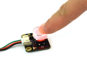 Gravity: LED Button for Arduino / micro:bit (Red)