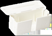 Light connection box, 3 pole, white, 542153