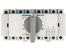 Przełącznik w układzie przełącznym I-0-II 4P 40A HIM404