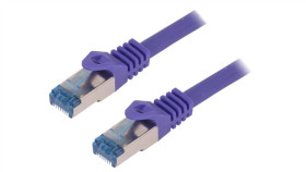 Cq309vs Patch Cord S/Ftp 6A Linka Cu Lszh Fioletowy 10M 27Awg
