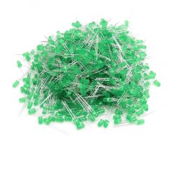 LED 5mm zielona - 1000 szt.
